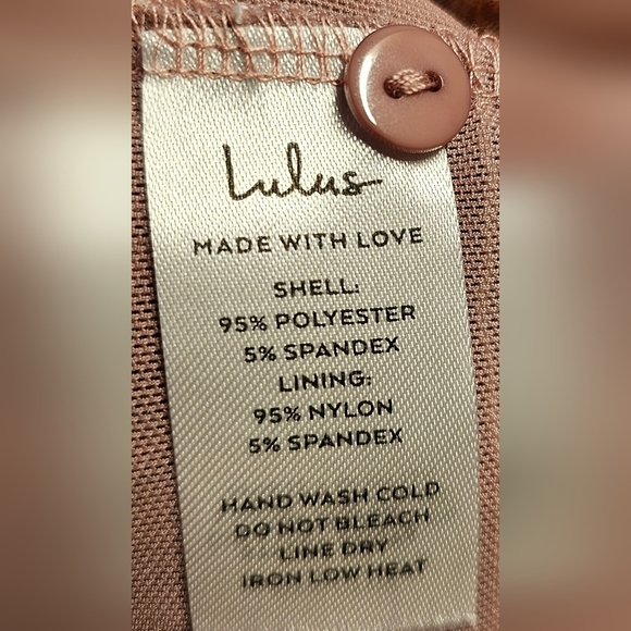 Lulus Sophisticated Blossom Mauve Floral Mesh Smocked Mock Neck Top XS - Picture 9 of 11